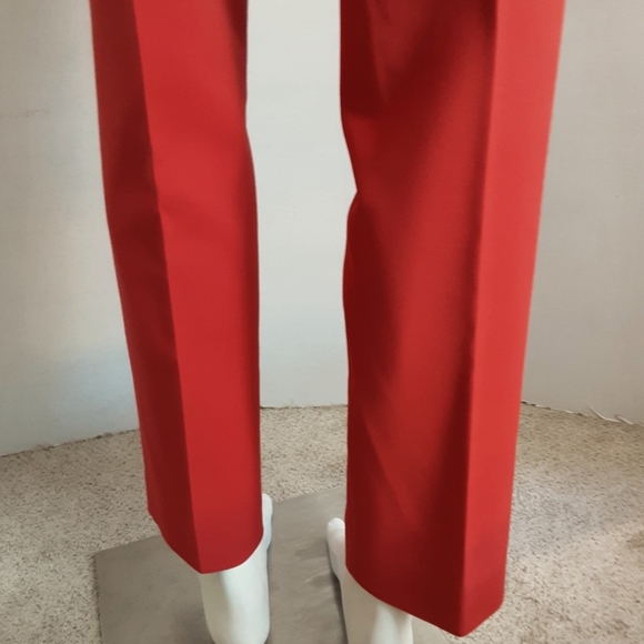 ANTONIO MELANI Red Maxine Fit Straight Leg Dress Pants Slacks Sz.12 - Picture 8 of 9